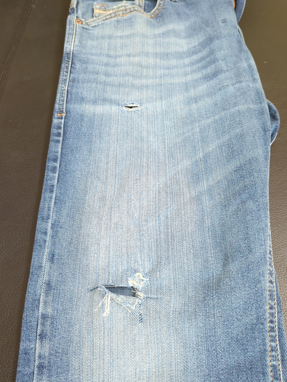 Diesel Men's Thommers Straight Tapered Fit Jeans 33x34 Vtg Y2K - Picture 8 of 10